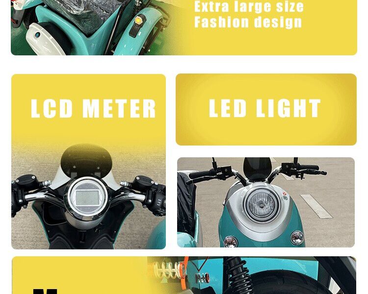 New Styles Wholesale Three Wheels Electric Sidecar Tricycle for Adults Side Bucket Carries 3 People