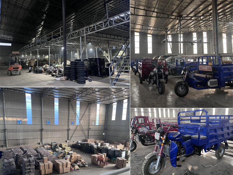 150cc Gasoline Powered Cargo Loading Farm Transport Three Wheel Tricycle