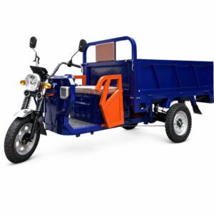 Over 1000W Electric Cargo Tricycle Over 60V Open Body Three Wheel Utility Vehicle 54km/h 90km Range 25 Degree Climbing