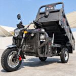 Over 1000W Over 60V Electric Cargo Tricycle Open Body Three Wheel Utility Transport Vehicle Tilting Bed 54km/h - image 2