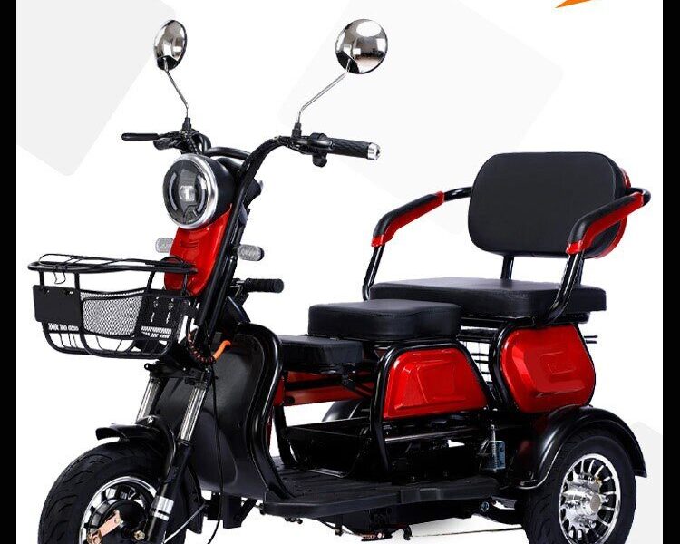 Own Factory Cross-border Wholesale Open Electric Tricycle for Adults Elderly Cargo Use <200W Power 30km/h Speed 100-200kg