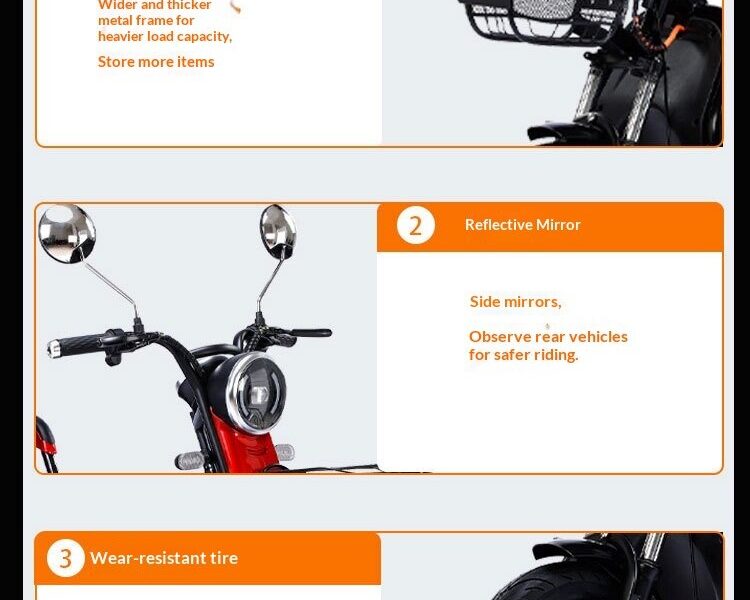 Own Factory Cross-border Wholesale Open Electric Tricycle for Adults Elderly Cargo Use <200W Power 30km/h Speed 100-200kg