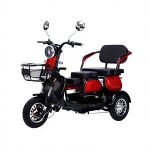 Own Factory Cross-border Wholesale Open Electric Tricycle for Adults Elderly Cargo Use <200W Power 30km/h Speed 100-200kg