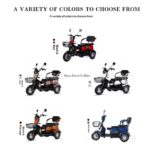 Own Factory Cross-border Wholesale Open Electric Tricycle for Adults Elderly Cargo Use <200W Power 30km/h Speed 100-200kg - image 4