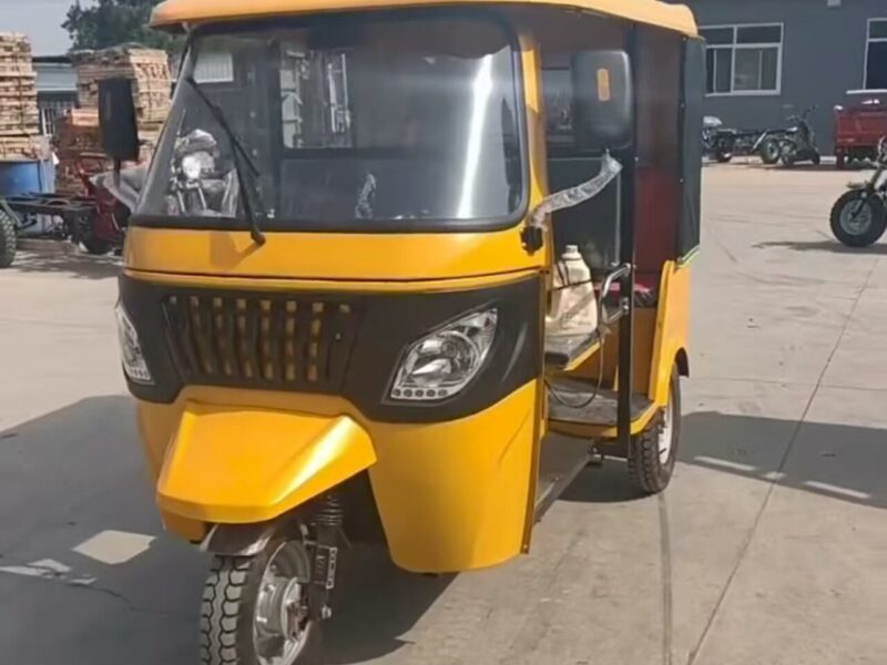 Passenger-Carrying Taxi Gasoline Powered Tricycle Tuk Tuk Taxi Petrol Motorcycle Gasoline Tricycles
