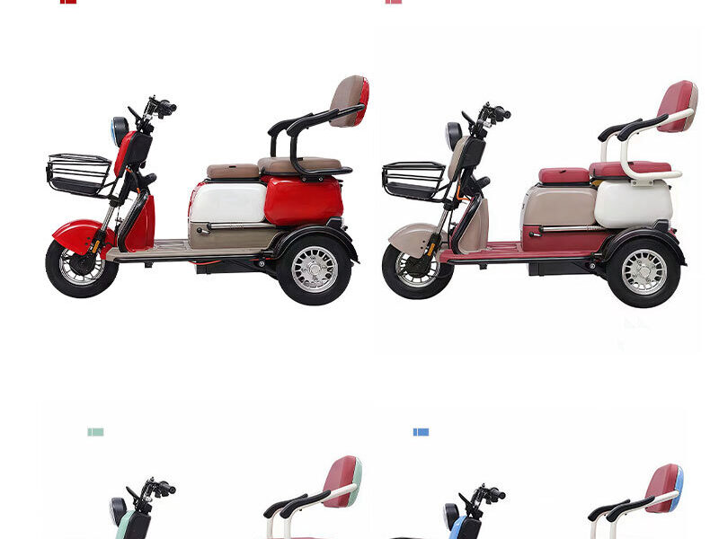 Powerful Road Electric Tricycle 800W 1000W Customized Motor Vacuum Tires