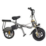 Small Folding Inverted Trike, Adult & Teen Commuter, Dual Battery, Ultra-Light Electric Tricycle for Parent-Child - image 3