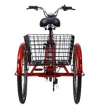 The Newest Hot Adult Electric Tricycle 24 Inch 3 Wheel with Lithium Battery Brushless Motor Rear Basket & 300KG Load Capacity - image 2