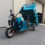 Electric Tricycles 3-Wheel Electric Cargo Bike with Automatic Lifting Hydraulic Rod Front Disc + Rear Drum Brake - image 4