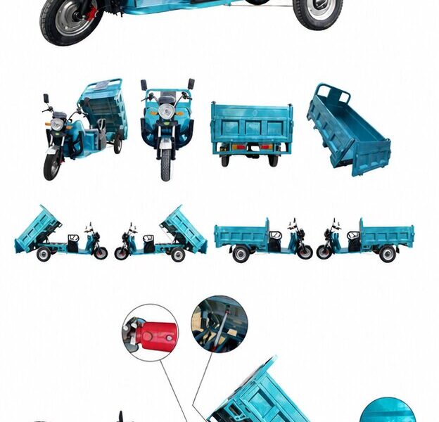 Three Wheel Electric Tricycle Electric Cargo Tricycle Electric Tricycle Adult Without Battery