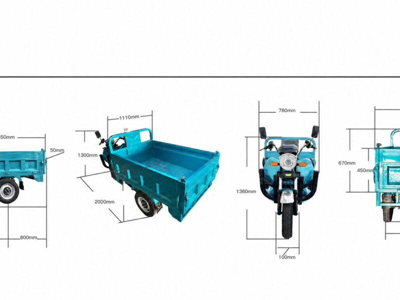 Three Wheel Electric Tricycle Electric Cargo Tricycle Electric Tricycle Adult Without Battery