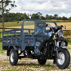 Three-wheeled Motorcycle with Gasoline Engine, Agricultural Dump Air-cooled Tricycle/ Water Cooled Customizable