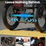 US Stock Folding 3 Wheels Pedal-Assist Elderly Mini Electric Cargo Trike Bike - image 6