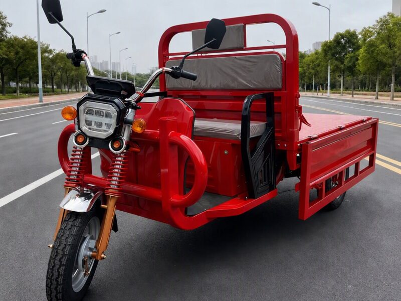 Wholesale Heavy Duty Electric Tricycle High Performance Daily Use Farm Cargo Truck Open Body Frame Dumper Trike drop-side bed