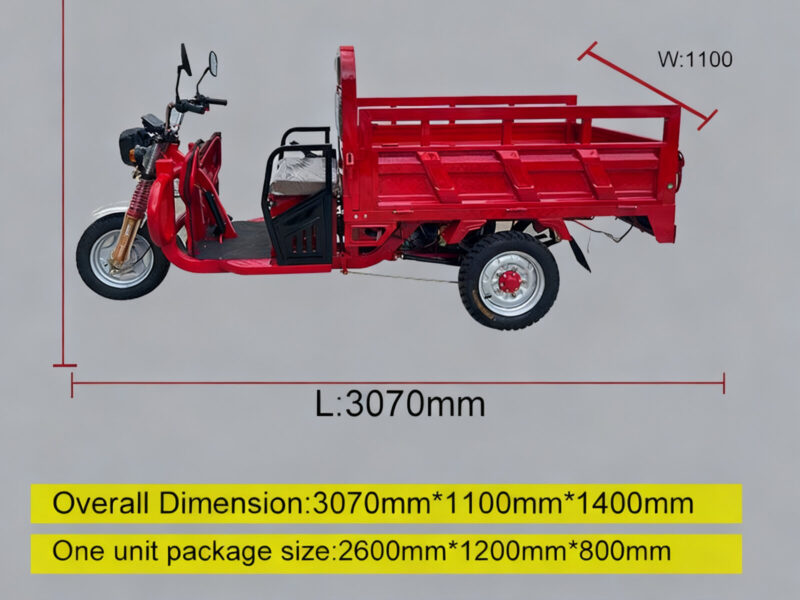 Wholesale Heavy Duty Electric Tricycle High Performance Daily Use Farm Cargo Truck Open Body Frame Dumper Trike drop-side bed