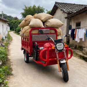 Wholesale Heavy Duty Electric Tricycle High Performance Daily Use Farm Cargo Truck Open Body Frame Dumper Trike drop-side bed