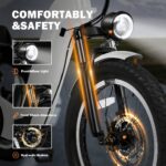 Wholesale Heavy Duty Fat Tire Electric Trike Folding 3 Wheel Electric Bike for Adults with Rear Rack - image 6